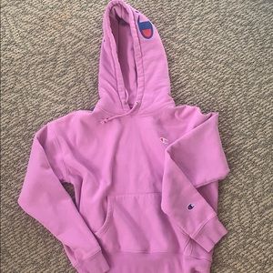 Pink Champion Hoodie Size Medium